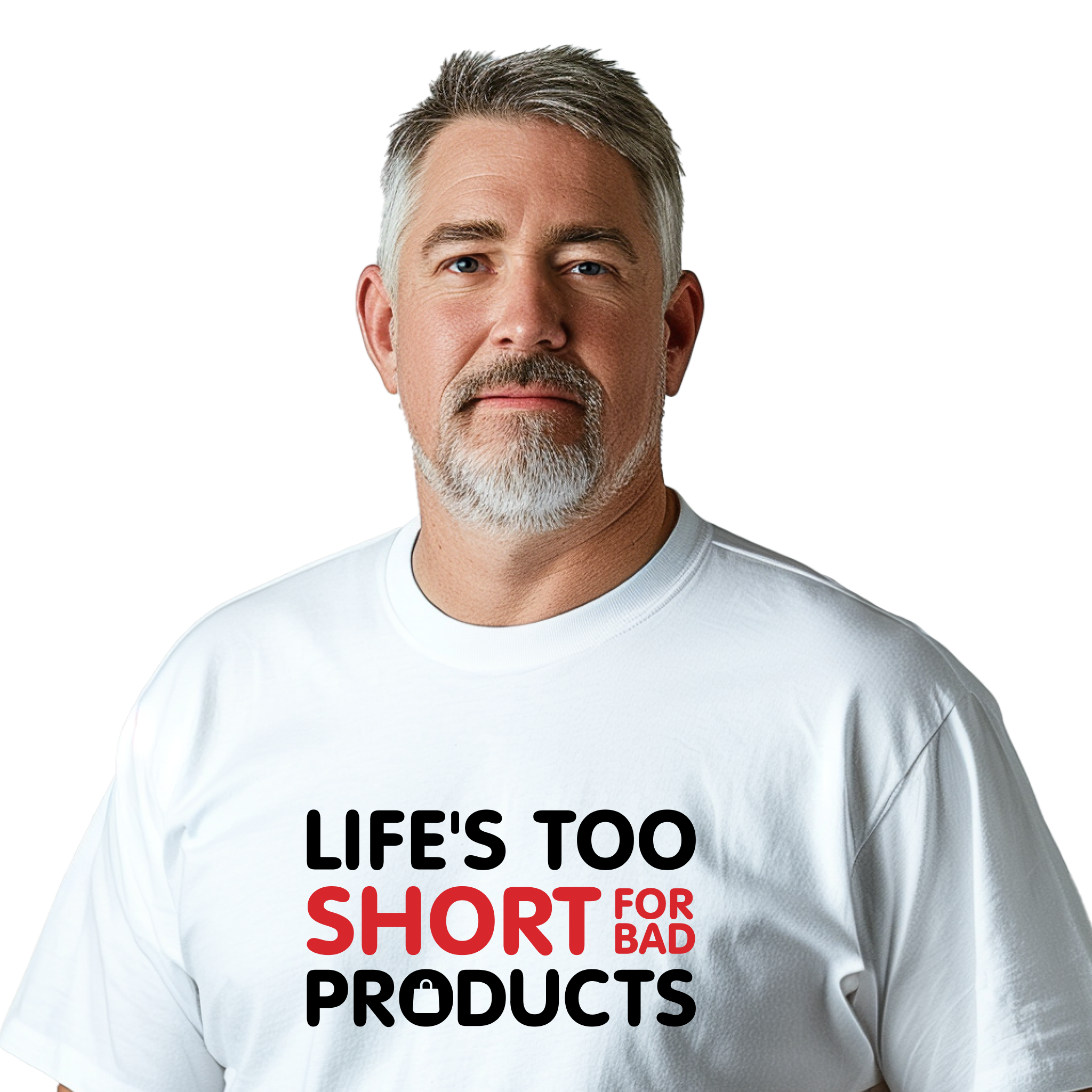 Life's Too Short Print T-Shirt- Image