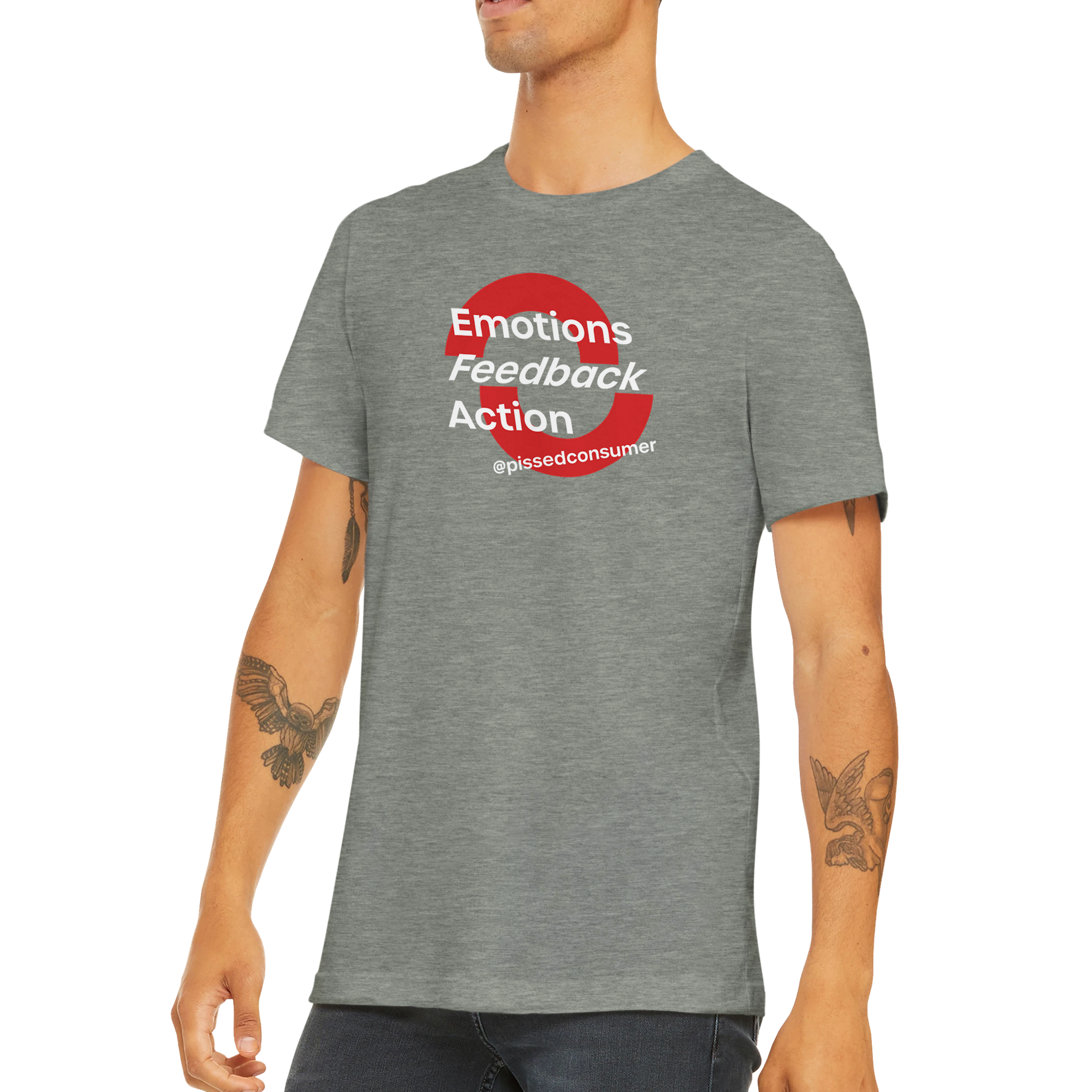 Emotions Feedback Action Print T-Shirt- Image 11