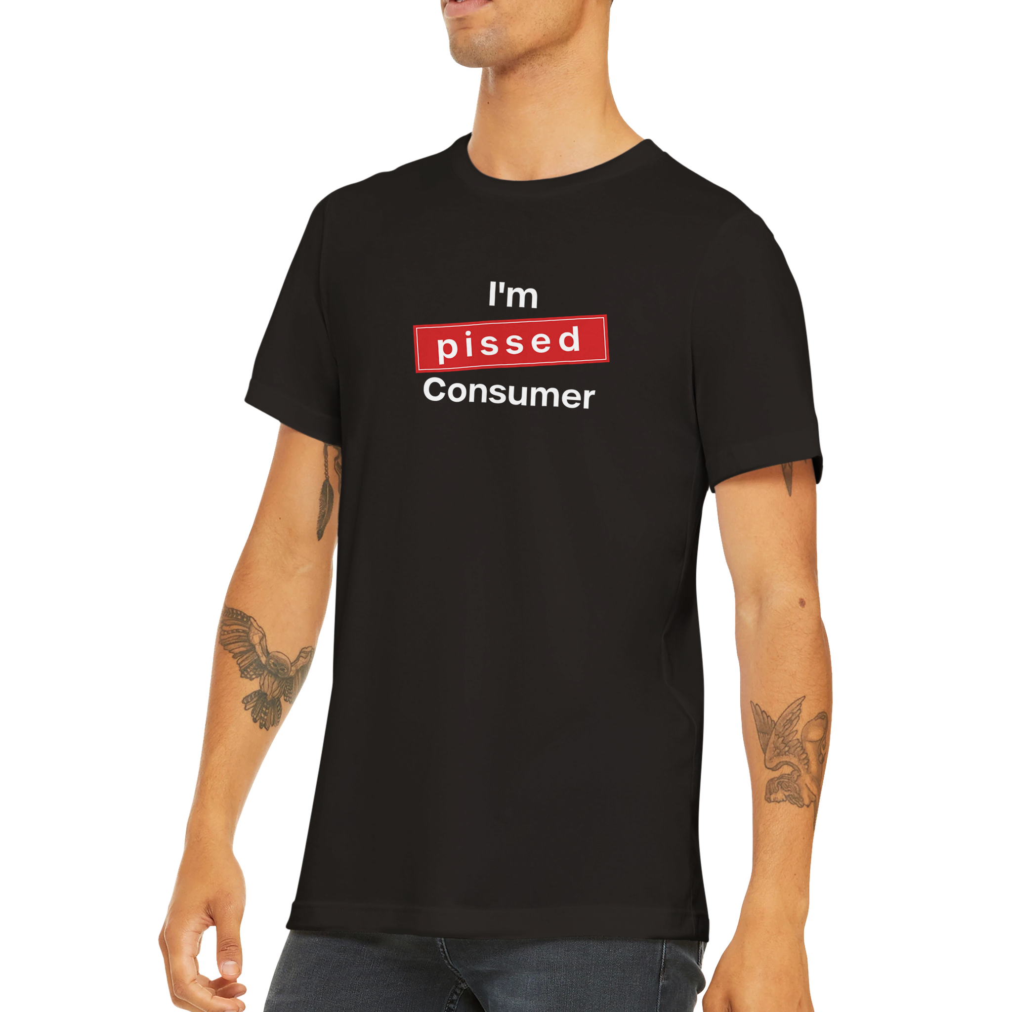 I`m Pissed Consumer Print T-Shirt- Image 12