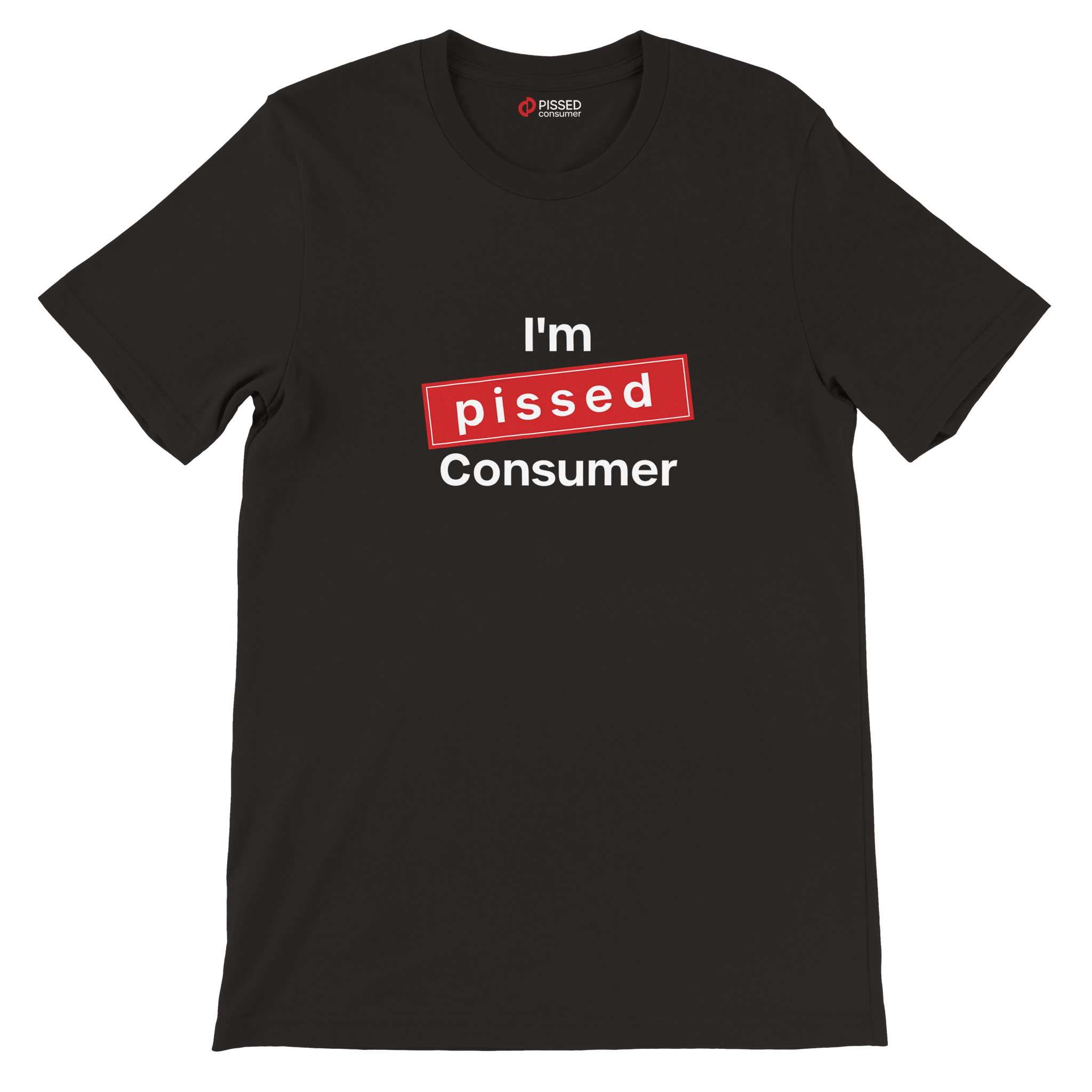 I`m Pissed Consumer Print T-Shirt- Image 