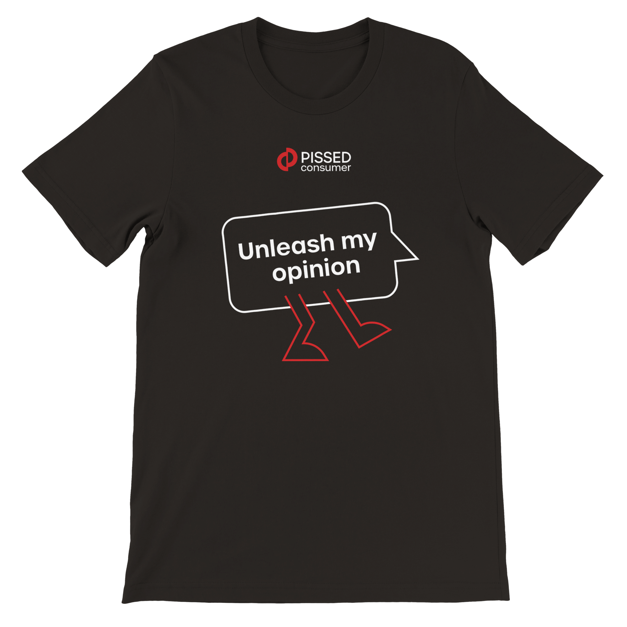 Unleash My Opinion Print T-Shirt- Image 