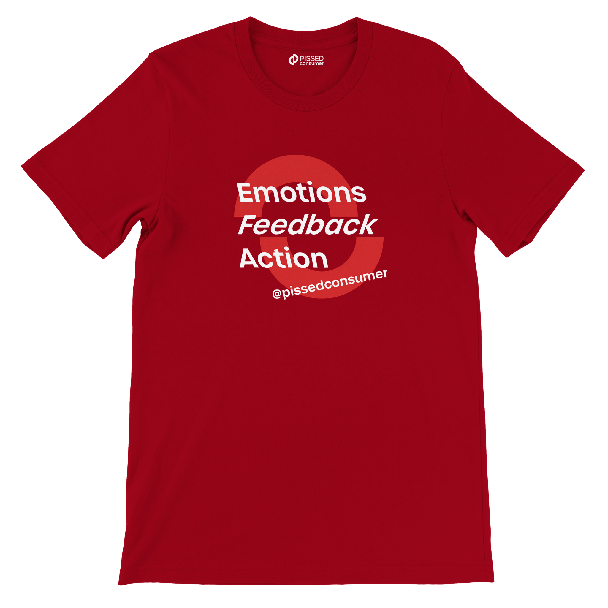 Emotions Feedback Action Print T-Shirt- Image 7