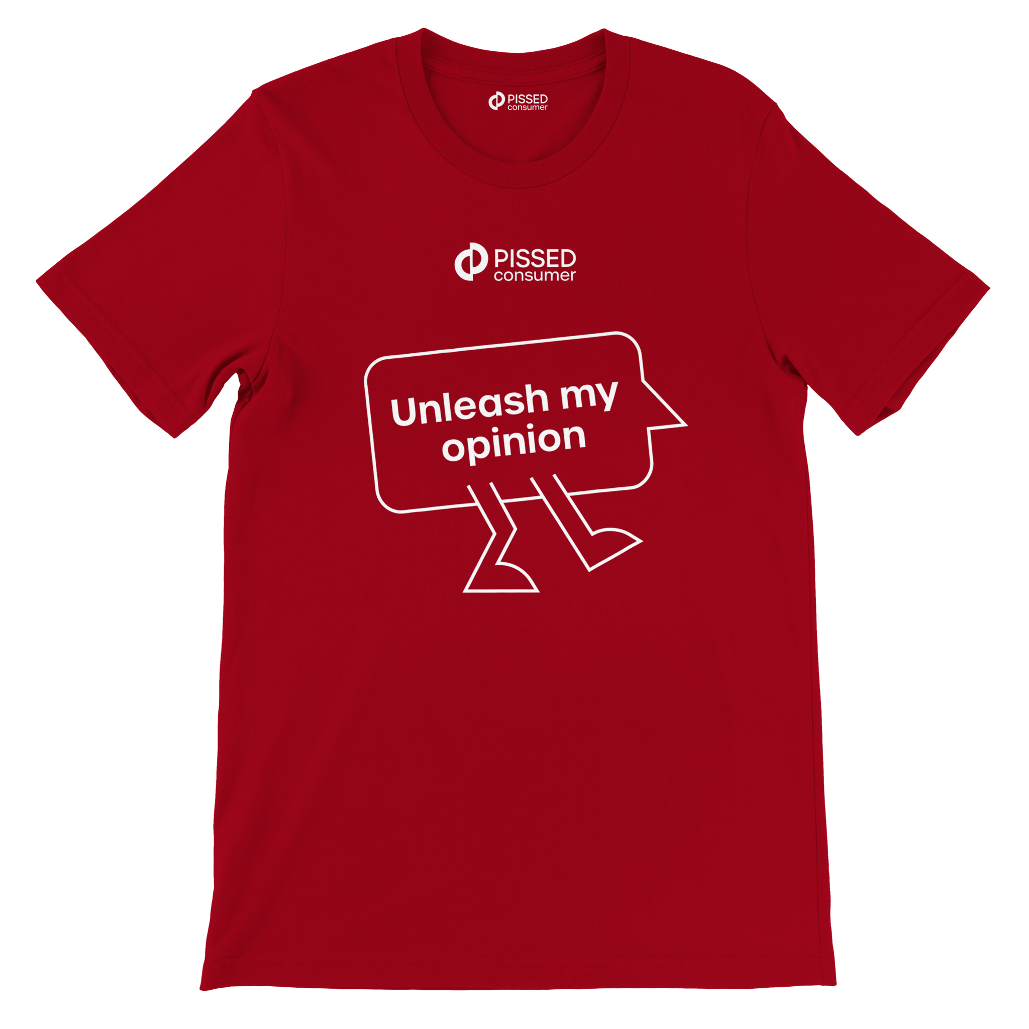 Unleash My Opinion Print T-Shirt- Image 