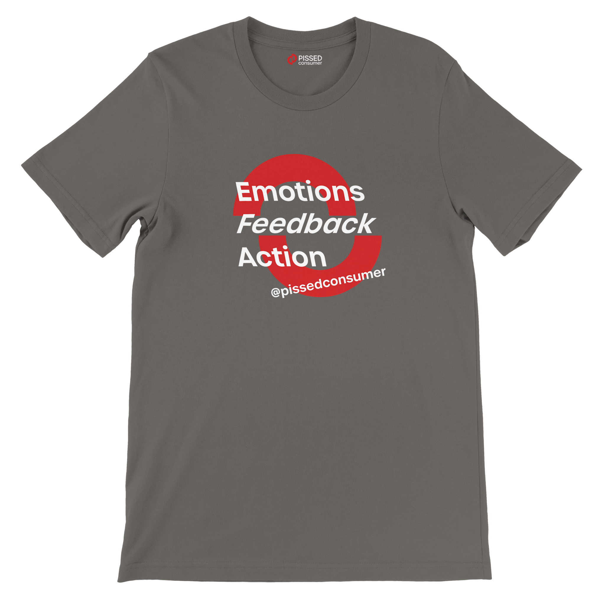 Emotions Feedback Action Print T-Shirt- Image 4