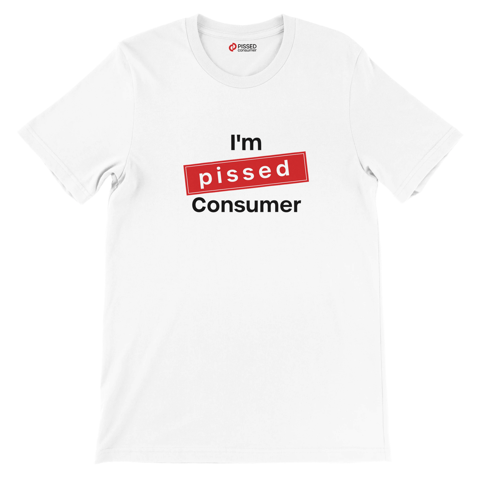 I`m Pissed Consumer Print T-Shirt- Image 2