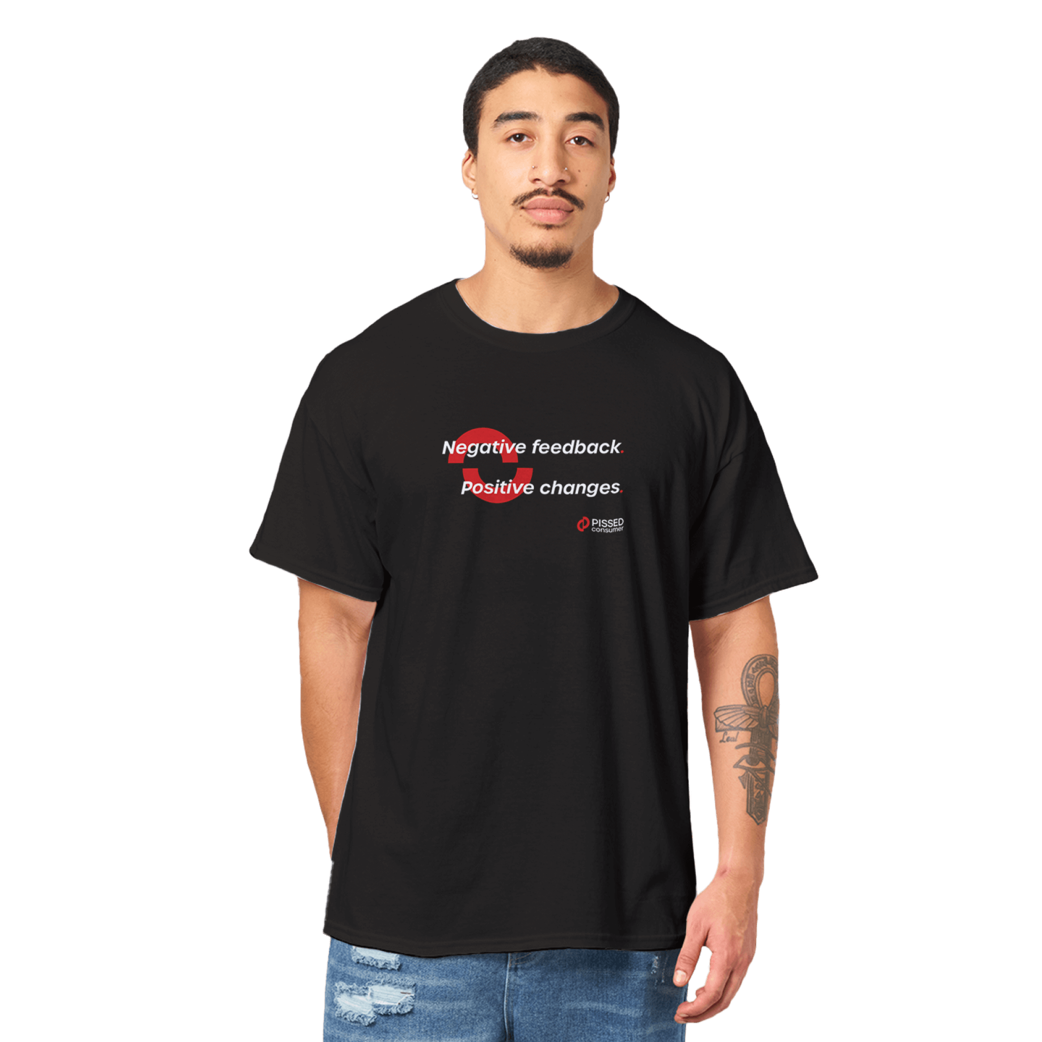 Positive Changes Print T-Shirt- Image 1