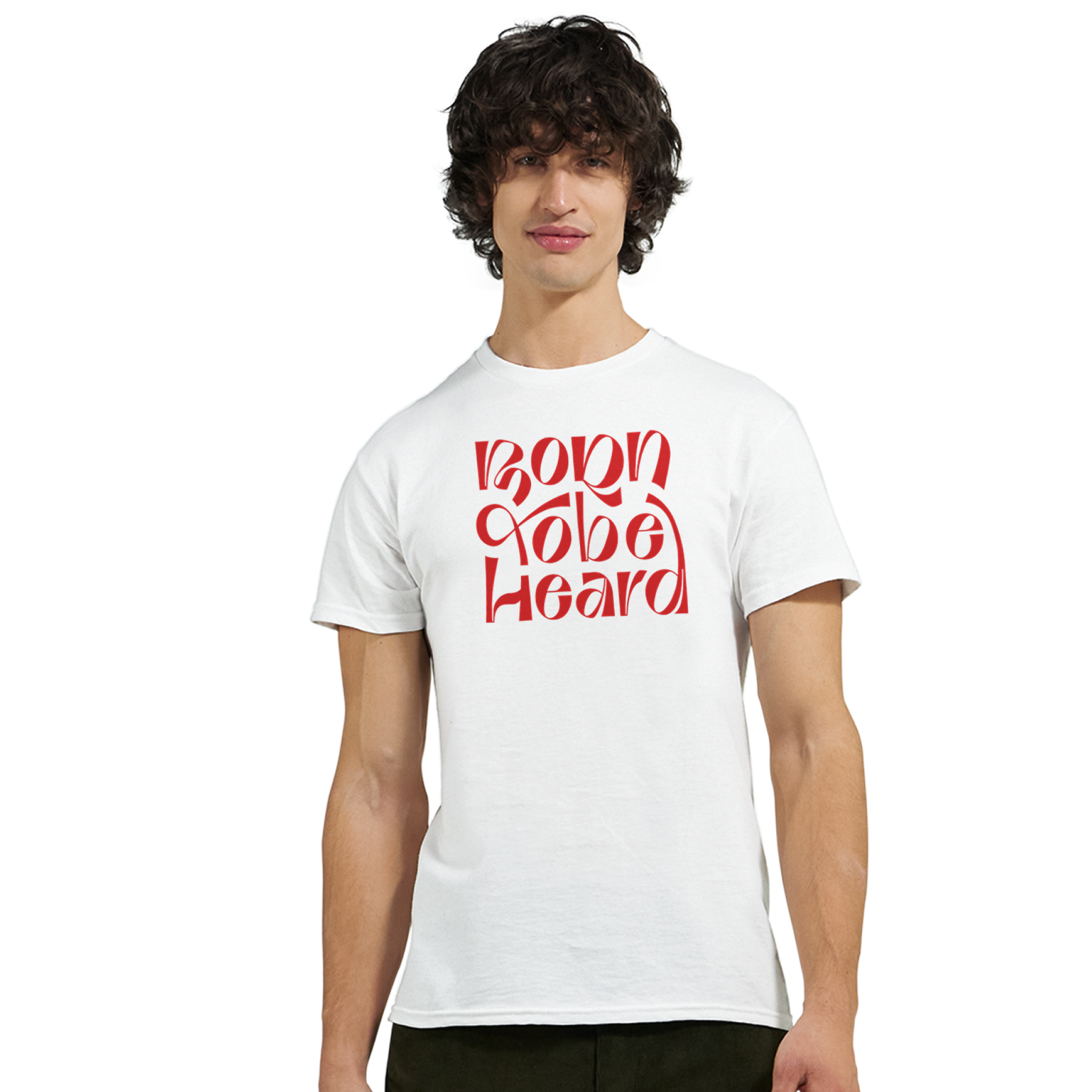 Born To Be Heard Print T-Shirt- Image 