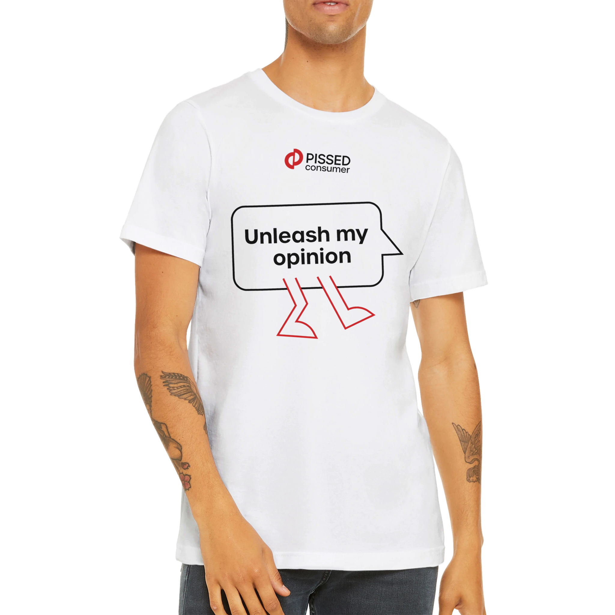 Unleash My Opinion Print T-Shirt- Image 10