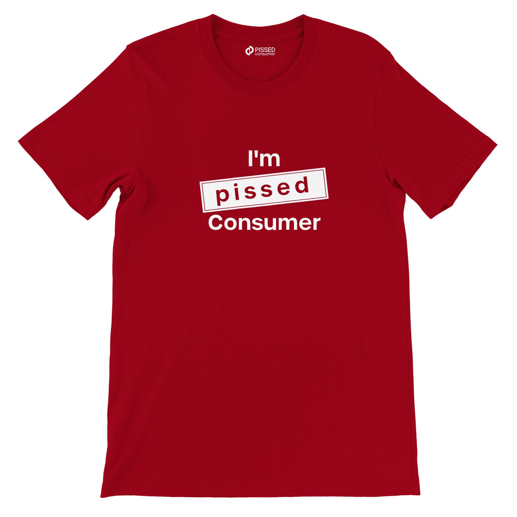 I`m Pissed Consumer Print T-Shirt- Image 