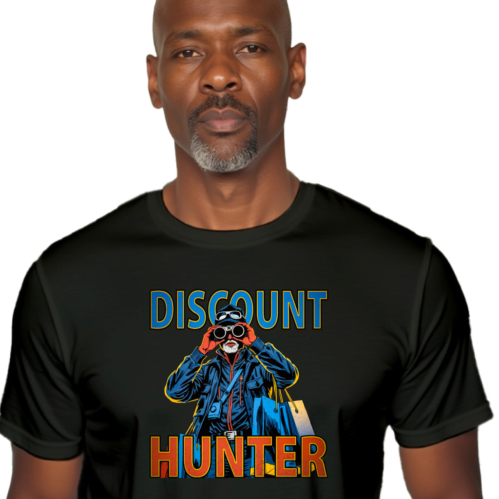 Discount Hunter Print Unisex T-Shirt- Image 