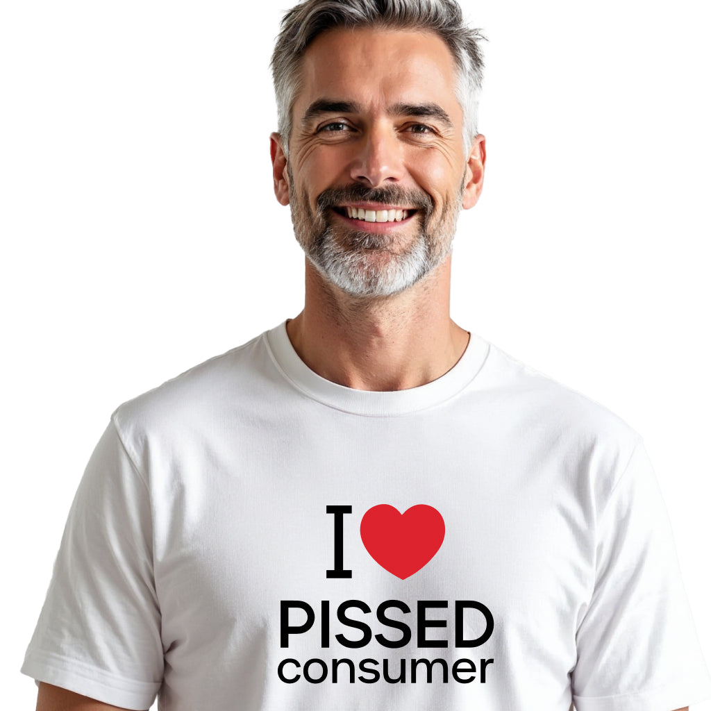 I Love PissedConsumer Print Unisex T-Shirt- Image 
