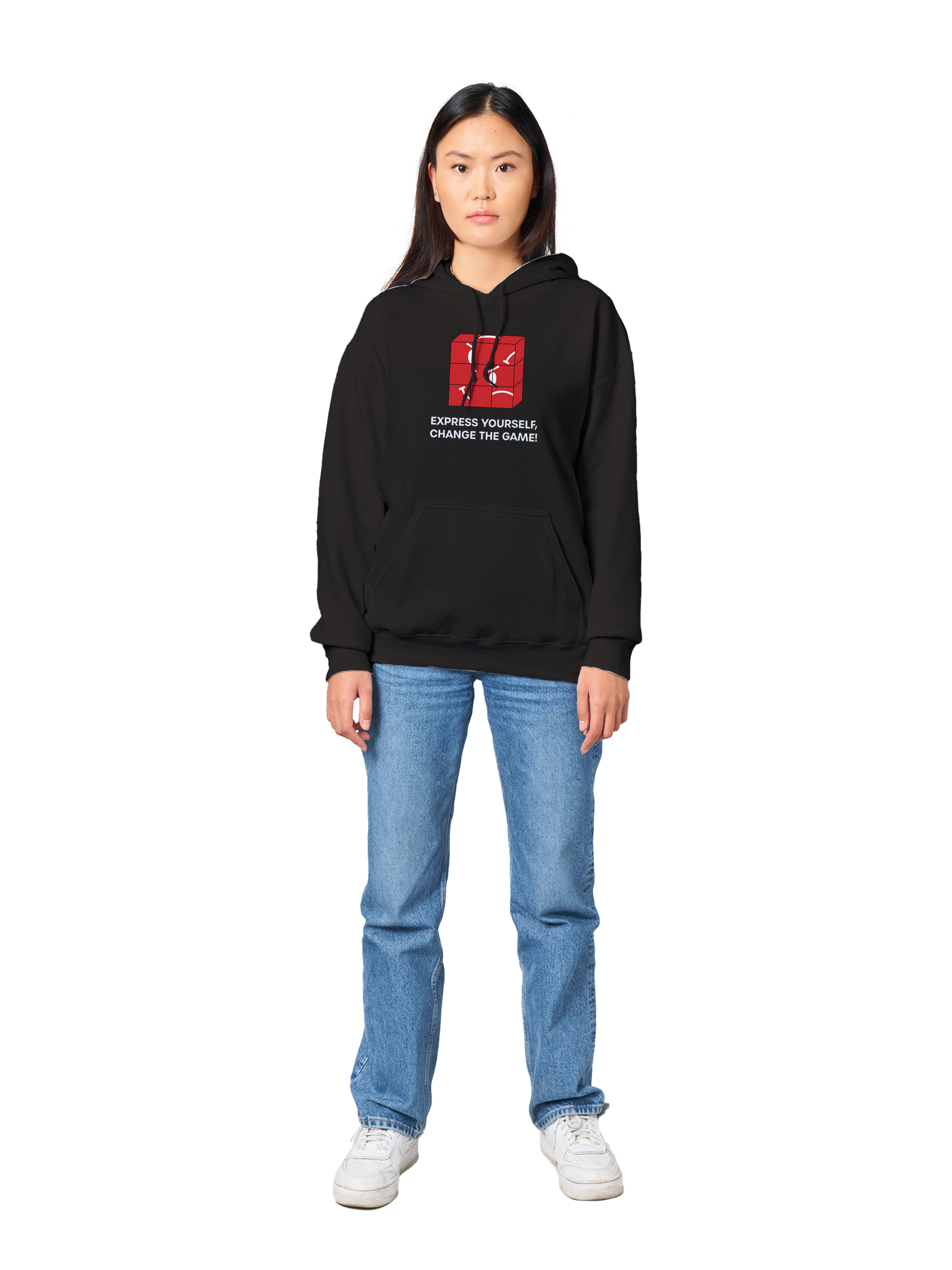 Change The Game Print Pullover Hoodie- Image 6