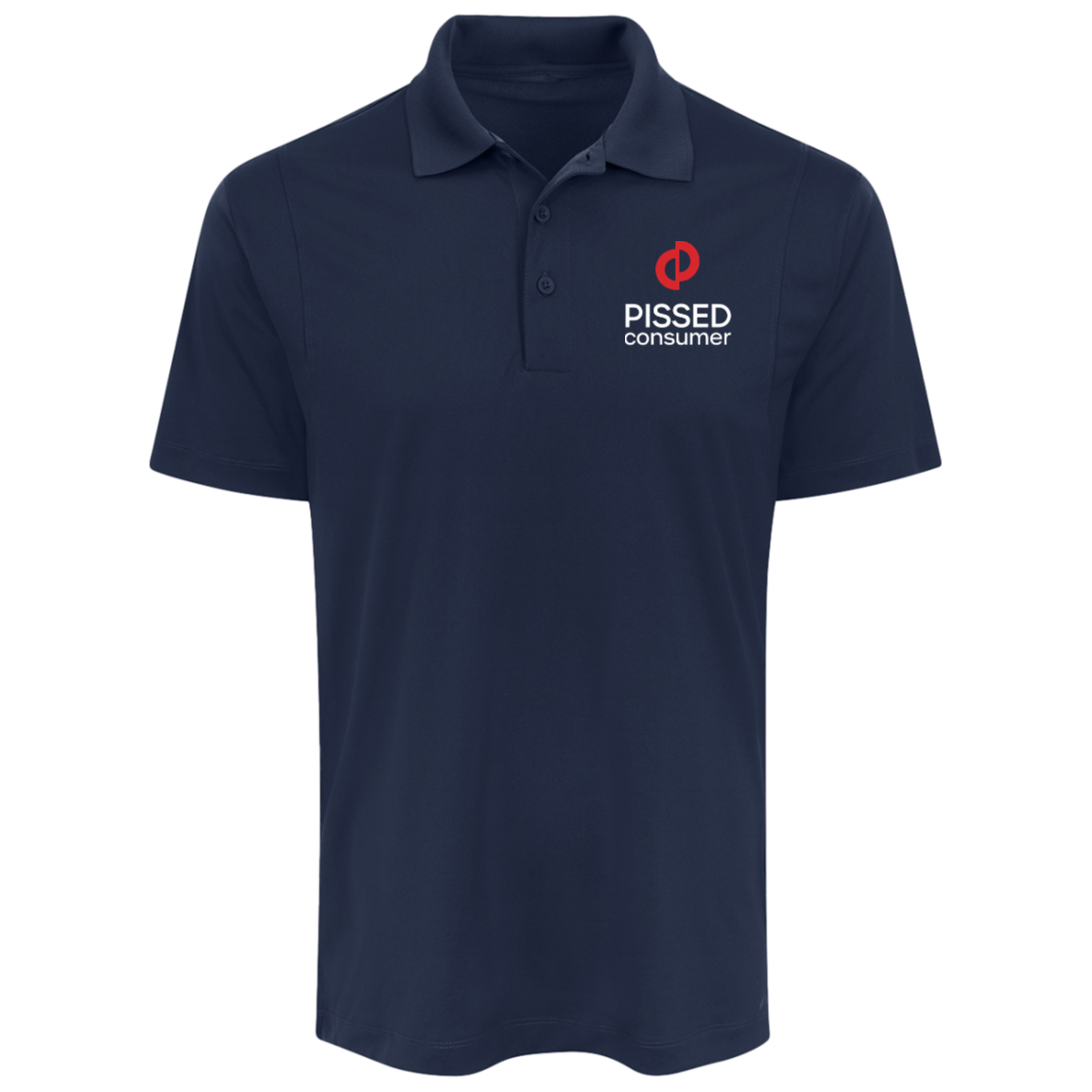 Pissed Consumer Print Unisex Polo Shirt- Image 2