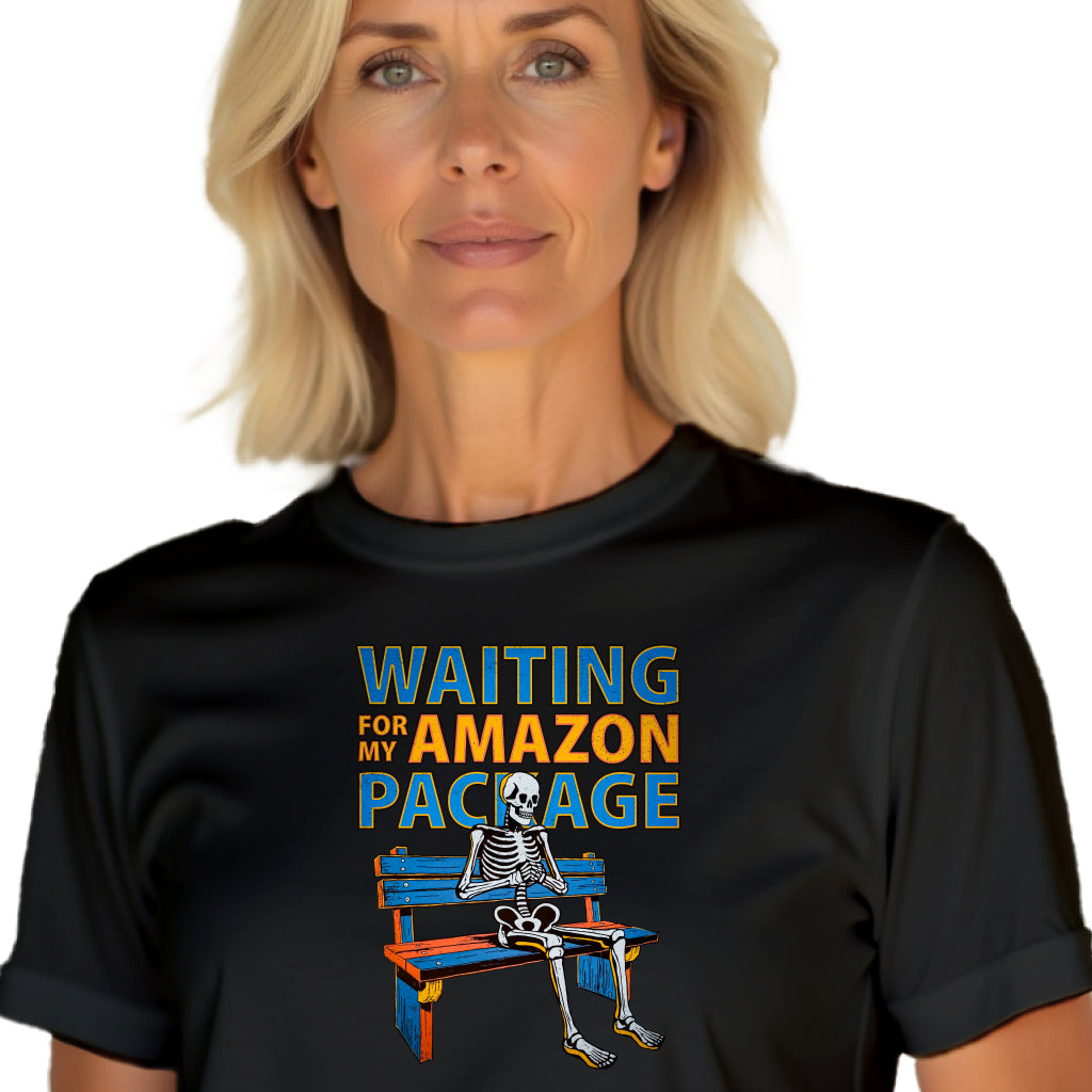 Waiting Print Unisex T-Shirt- Image 